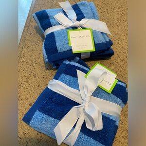 2 Complete Packages Charter Club Kids
Reversible Striped 4-Pc. Washcloth Bundle